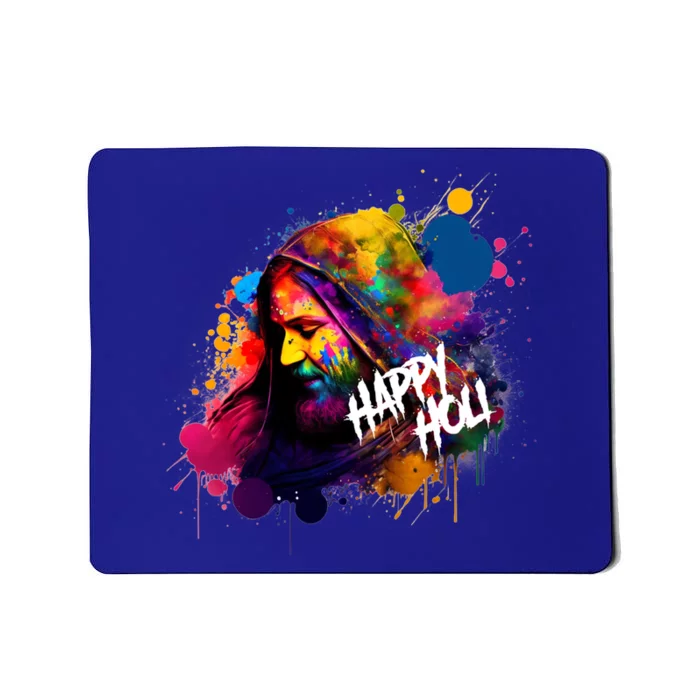 Happy Holi Colors India Hindu Spring Colorful Gift Mousepad