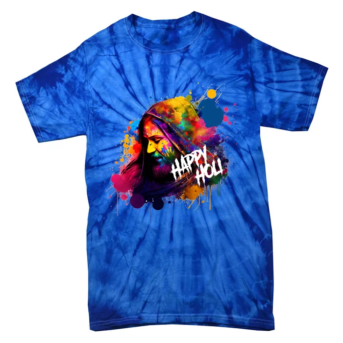 Happy Holi Colors India Hindu Spring Colorful Gift Tie-Dye T-Shirt