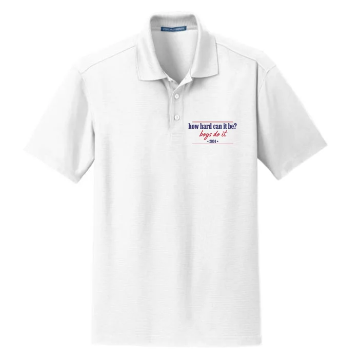 How Hard Can It Be Boy Do It 2024 Dry Zone Grid Performance Polo