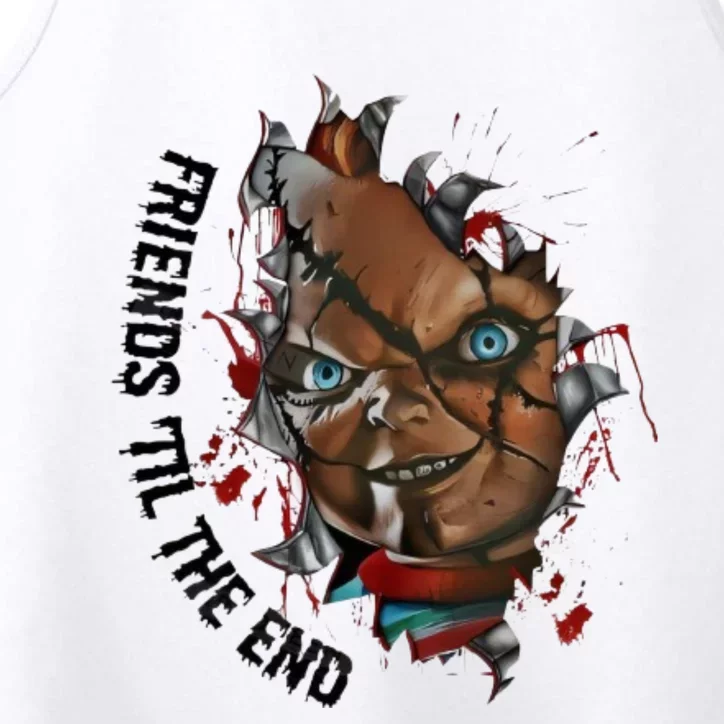 Halloween Horror Character Friends Til The End Chucky Performance Tank