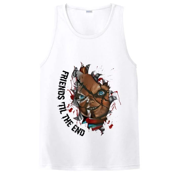 Halloween Horror Character Friends Til The End Chucky Performance Tank