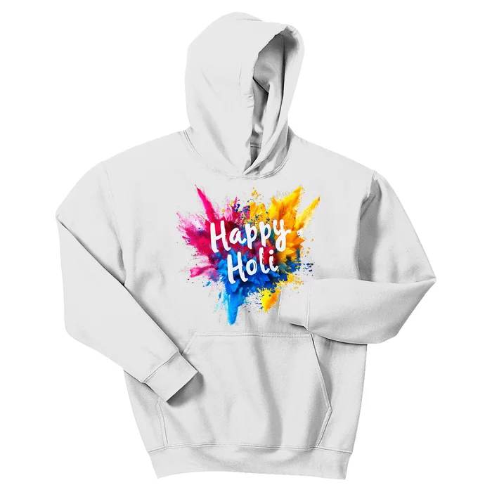 Happy Holi Color India Hindu Gifts Kids Hoodie