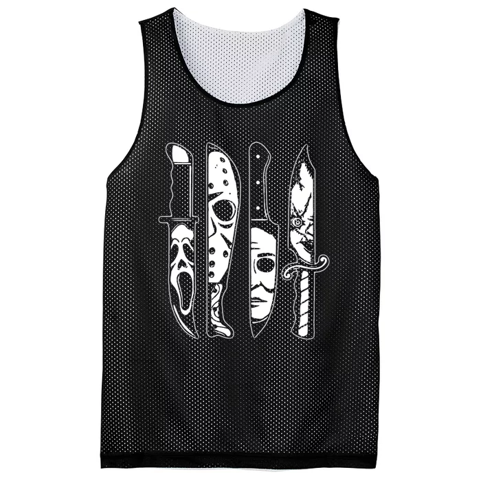 Halloween Horror Costume Mesh Reversible Basketball Jersey Tank