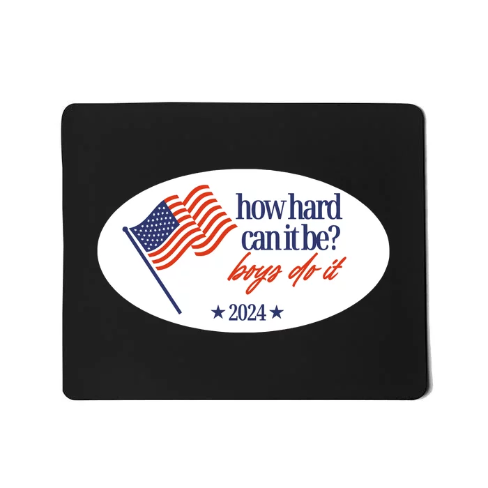 How Hard Can It Be Do It Sticker Mousepad