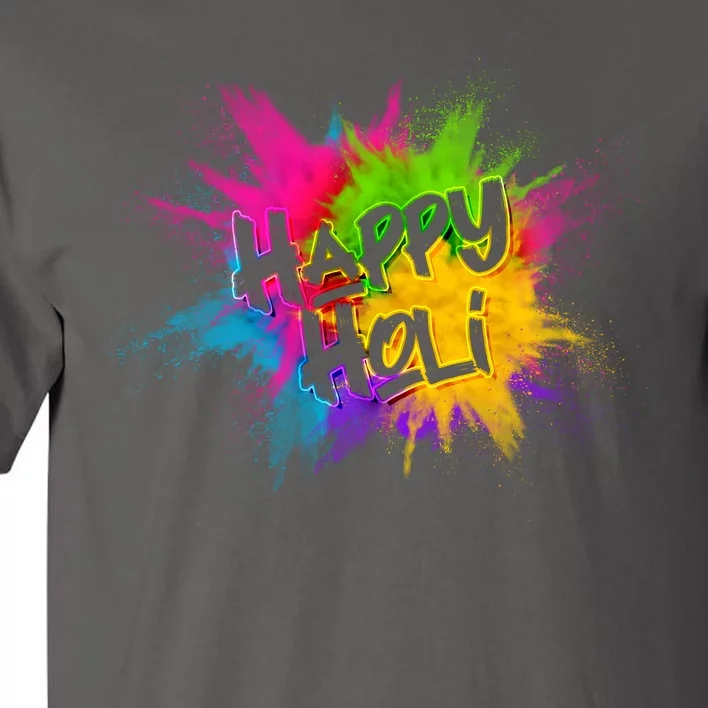 Happy Holi Celebrate Hindu Holiday Tall T-Shirt