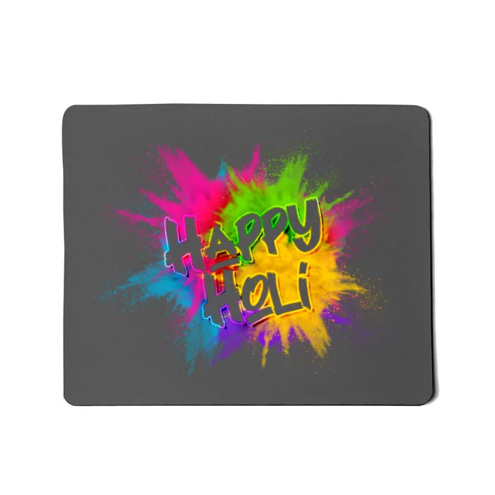 Happy Holi Celebrate Hindu Holiday Mousepad