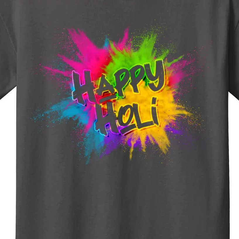 Happy Holi Celebrate Hindu Holiday Kids T-Shirt