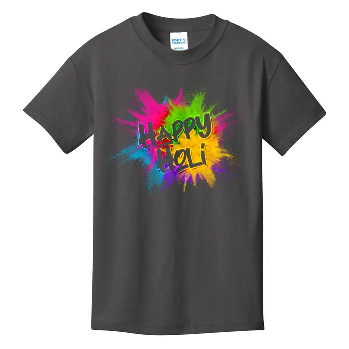 Happy Holi Celebrate Hindu Holiday Kids T-Shirt