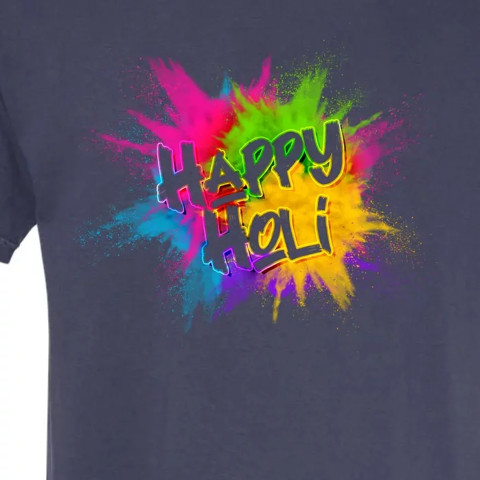 Happy Holi Celebrate Hindu Holiday Garment-Dyed Heavyweight T-Shirt