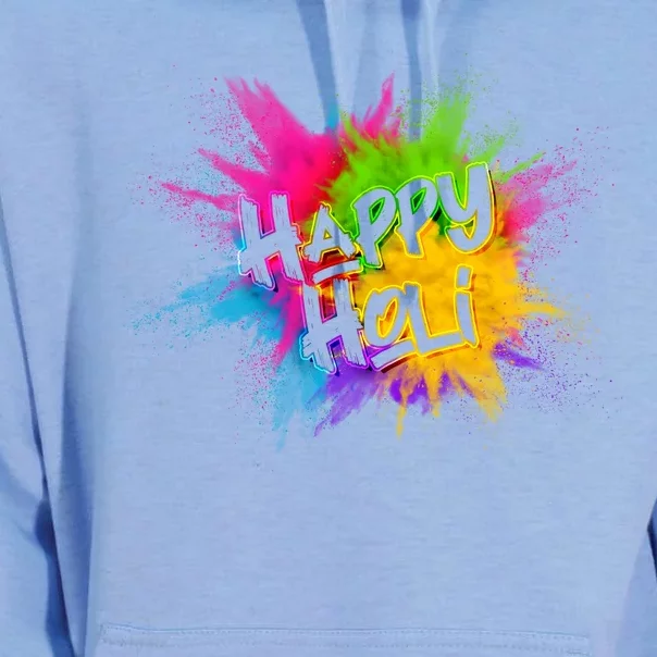 Happy Holi Celebrate Hindu Holiday Unisex Surf Hoodie