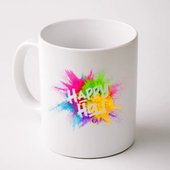 Happy Holi Celebrate Hindu Holiday Front & Back Coffee Mug