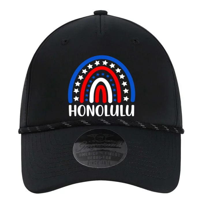 Honolulu Hawaii Cool Gift I Love Honolulu Hawaii Usa Gift Performance The Dyno Cap