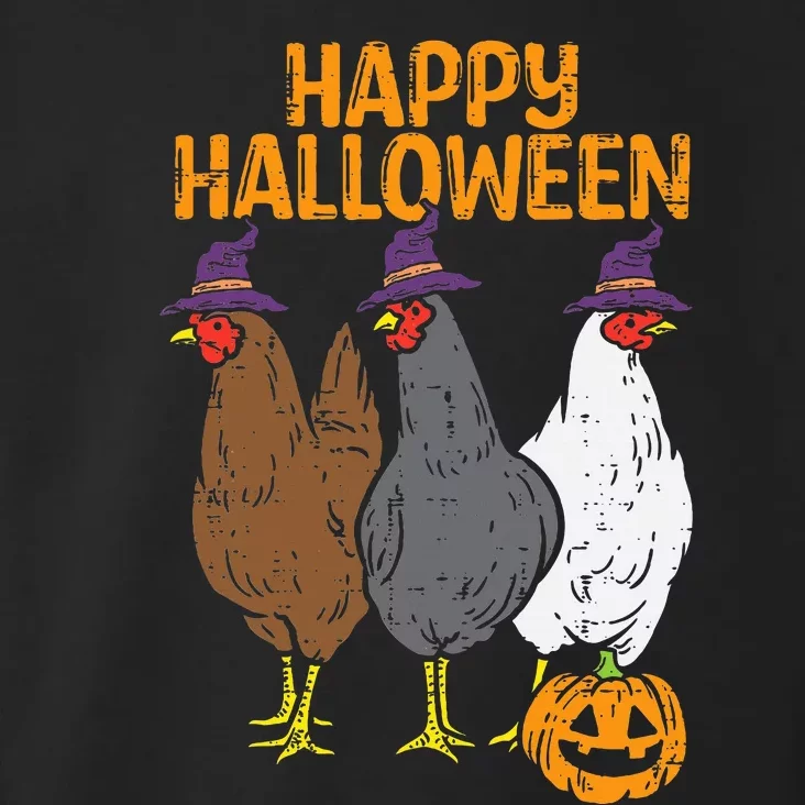 Happy Halloween Chickens Farm Animal Costume Toddler Hoodie