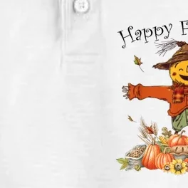 Happy Hallothanksmas Coffee Halloween Thanksgiving Christmas Dry Zone Grid Performance Polo