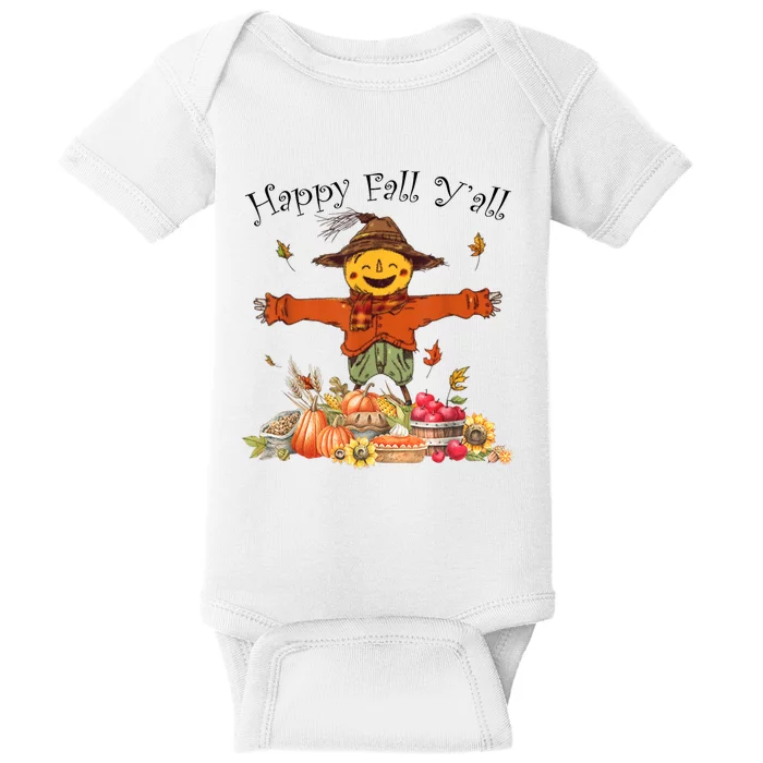 Happy Hallothanksmas Coffee Halloween Thanksgiving Christmas Baby Bodysuit