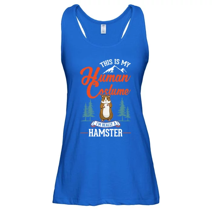 Hamster Hu Costume Halloween Hamster Gift Ladies Essential Flowy Tank