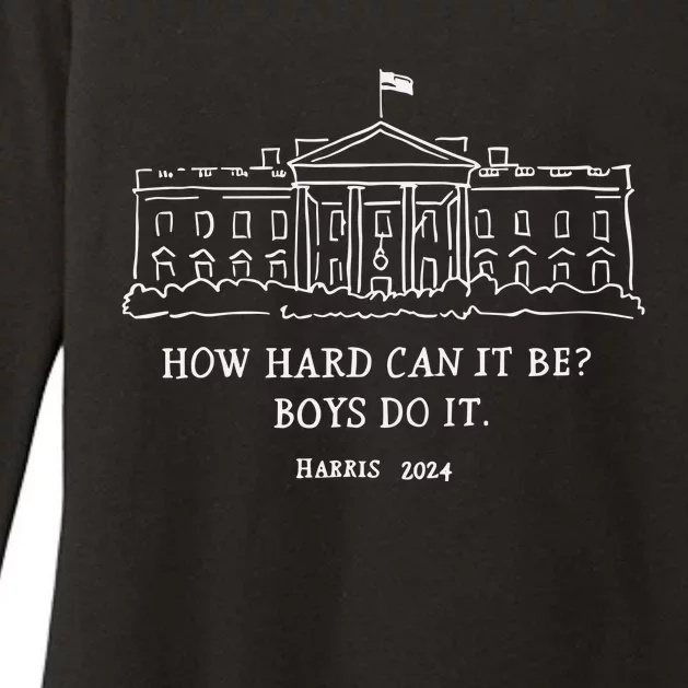 How Hard Can It Be Do It Kamala Harris 2024 Womens CVC Long Sleeve Shirt