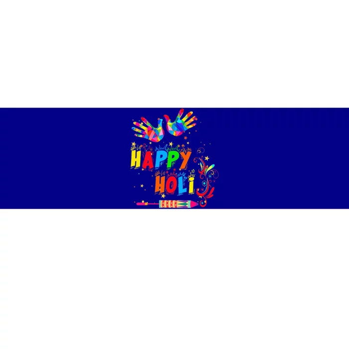 Happy Holi Color India Hindu Gift Bumper Sticker