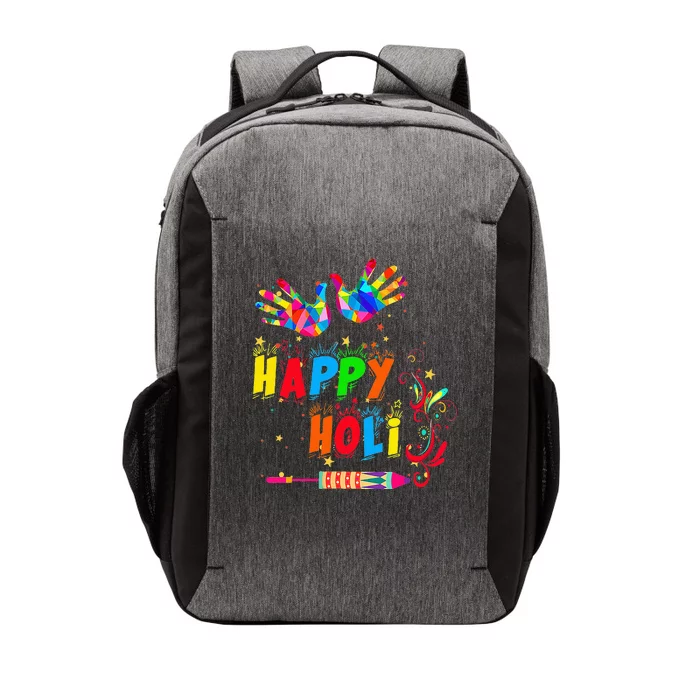 Happy Holi Color India Hindu Gift Vector Backpack