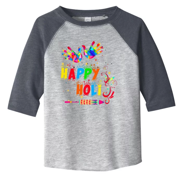 Happy Holi Color India Hindu Gift Toddler Fine Jersey T-Shirt