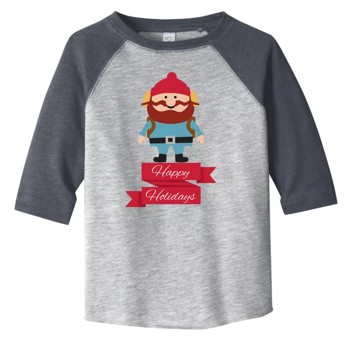 Happy Holidays! Christmas Cornelius From The Yukon Toddler Fine Jersey T-Shirt