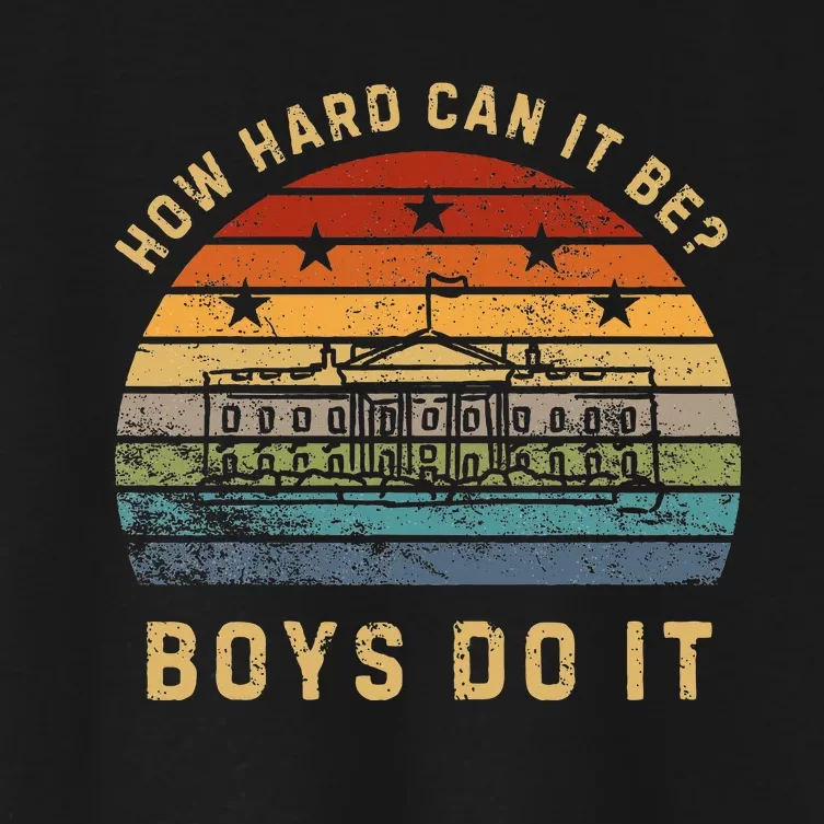 How Hard Can It Be Do It Sunset The White House Women's Crop Top Tee