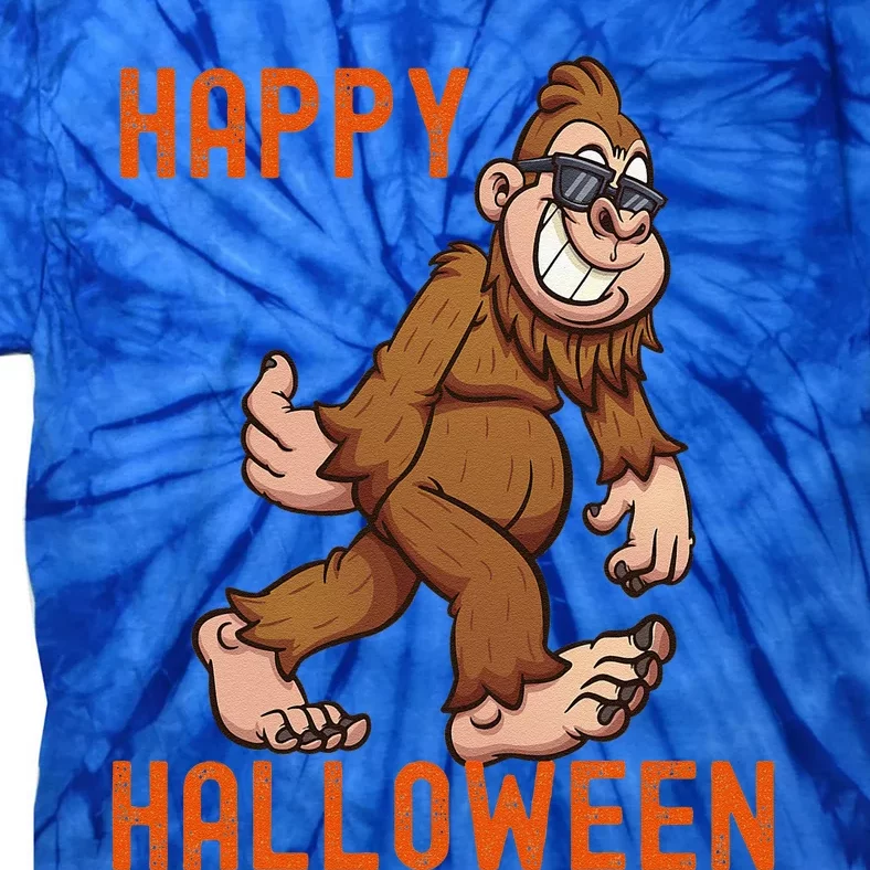 Happy Halloween Cute Scary Bigfoot Sasquatch Costume Tee Tie-Dye T-Shirt