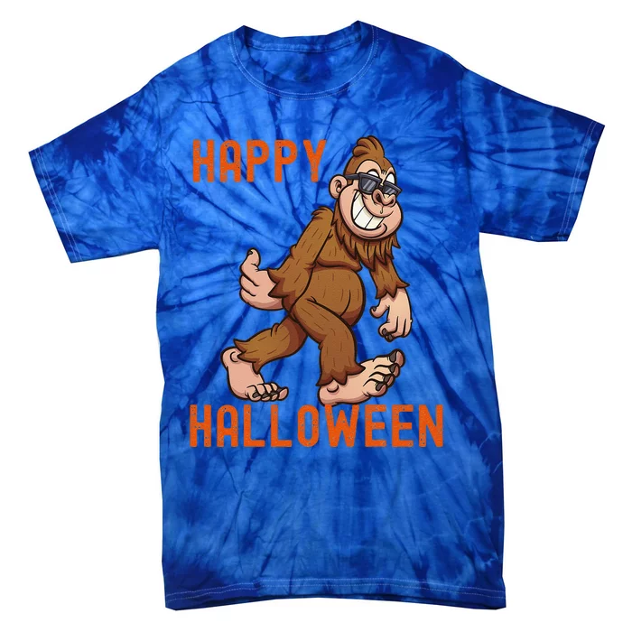 Happy Halloween Cute Scary Bigfoot Sasquatch Costume Tee Tie-Dye T-Shirt