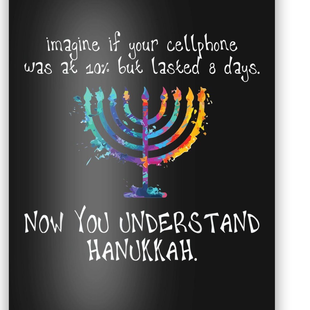 Happy Hanukkah Chanukah - Cellphone Meme - Funny Jewish Gifts Poster |  TeeShirtPalace