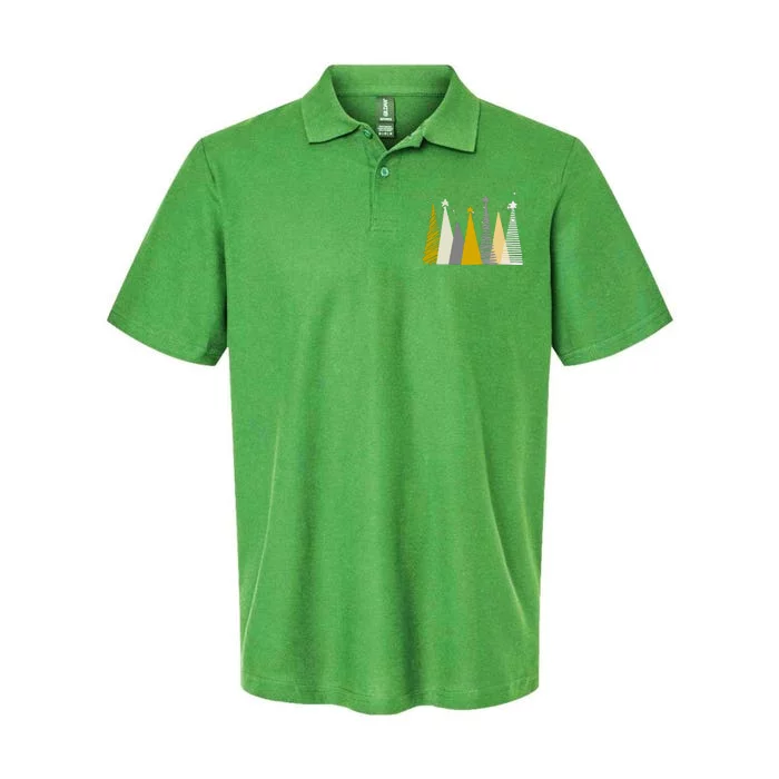 Happy Holidays Christmas Tree Festive Softstyle Adult Sport Polo