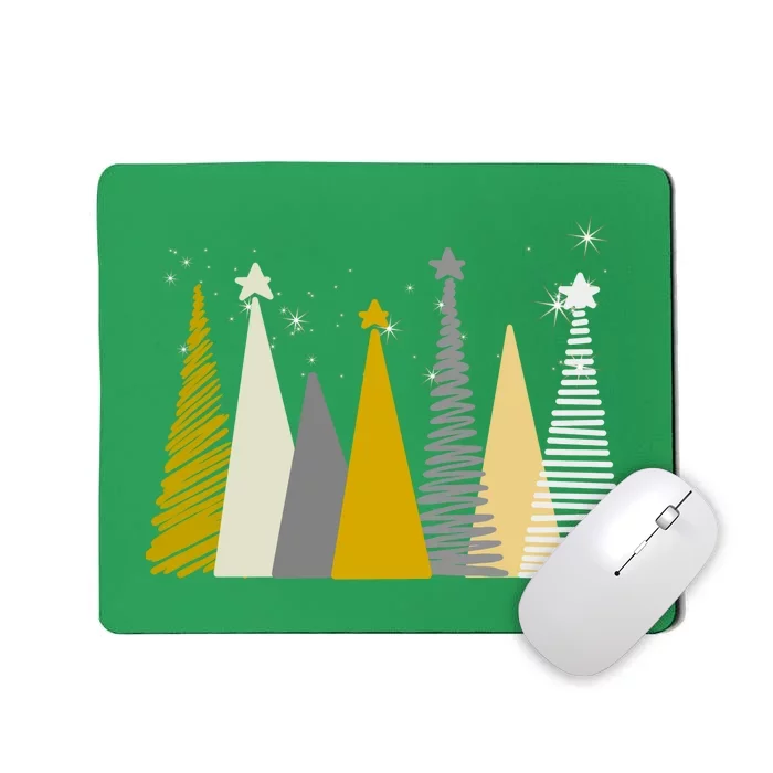 Happy Holidays Christmas Tree Festive Mousepad