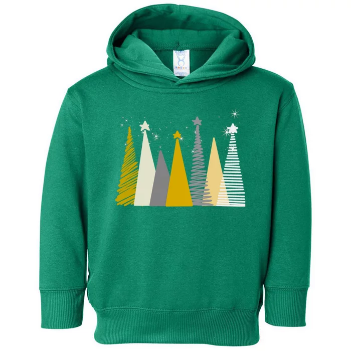 Happy Holidays Christmas Tree Festive Toddler Hoodie