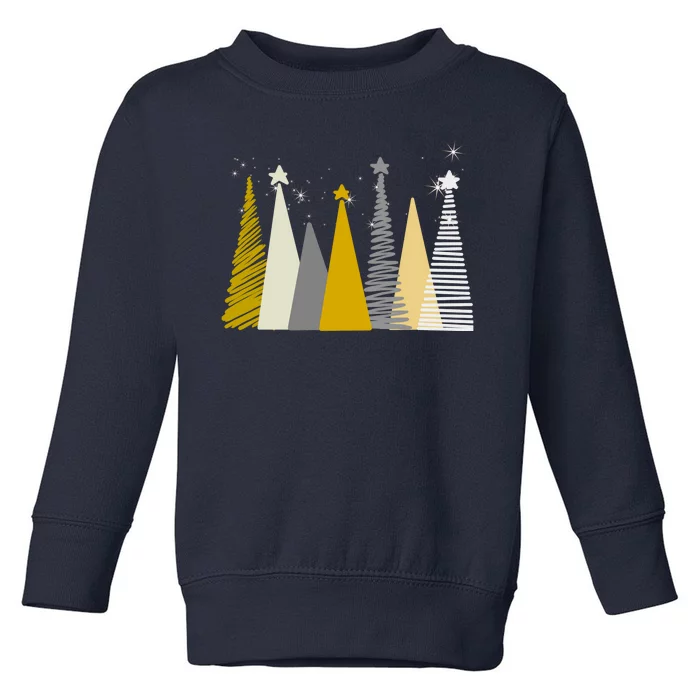 Happy Holidays Christmas Tree Festive Toddler Sweatshirt