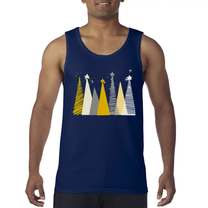 Happy Holidays Christmas Tree Festive Tank Top