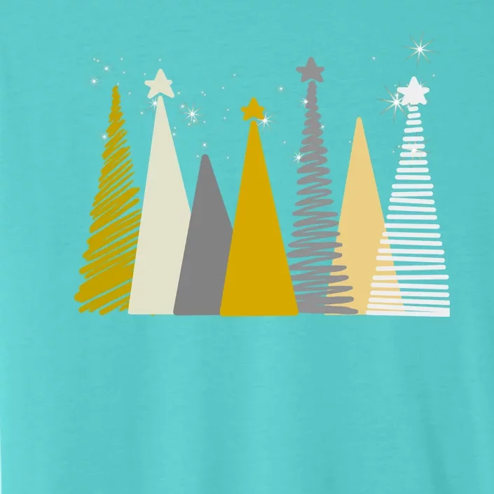 Happy Holidays Christmas Tree Festive ChromaSoft Performance T-Shirt