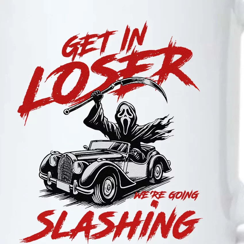 Horror Halloween Character Get In Loser WeRe Going Slashing Black Color Changing Mug