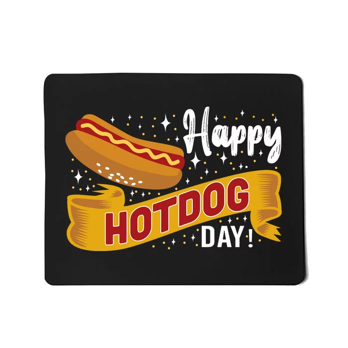 Happy Hot Dog Day Mousepad