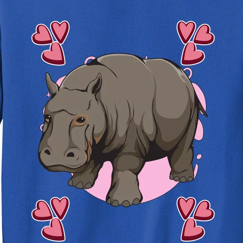 Hippo Heart Design Hippopotamus Stuff Hippos Gift Sweatshirt