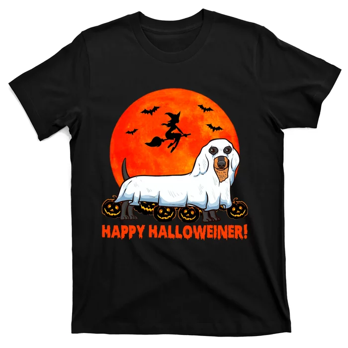 Happy Halloweiner Dachshund Halloween Costume T-Shirt