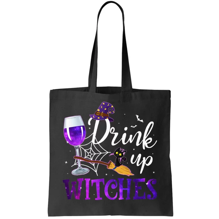 Halloween Hat Drink Up Witches Funny Drink Up Witches Tote Bag