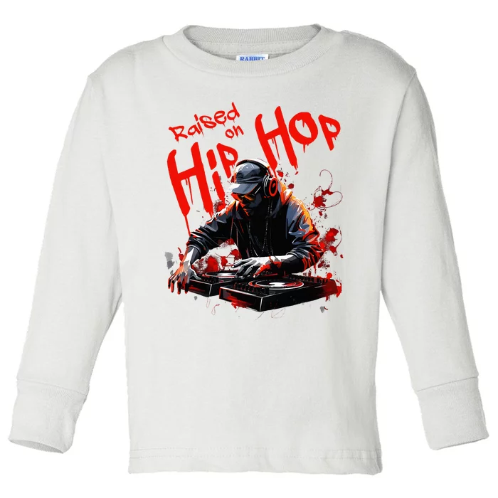 Hip Hop Dj 50th Anniversary Toddler Long Sleeve Shirt