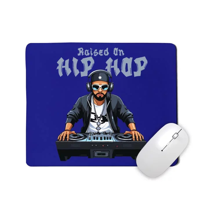 Hip Hop Dj 50th Anniversary Raised On Hip Hop Mousepad