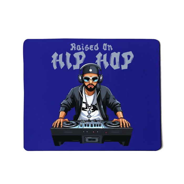 Hip Hop Dj 50th Anniversary Raised On Hip Hop Mousepad