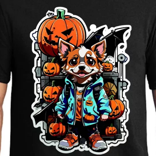 Hip Halloween Dog Pajama Set