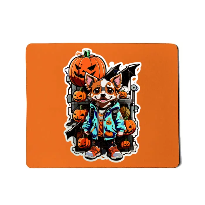 Hip Halloween Dog Mousepad