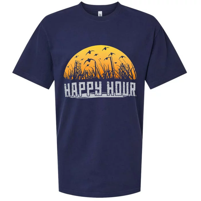 Happy Hour Duck Hunting Hunter Sueded Cloud Jersey T-Shirt