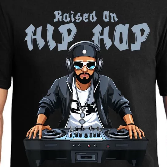 Hip Hop DJ 50th Anniversary Raised On Hip Hop Pajama Set