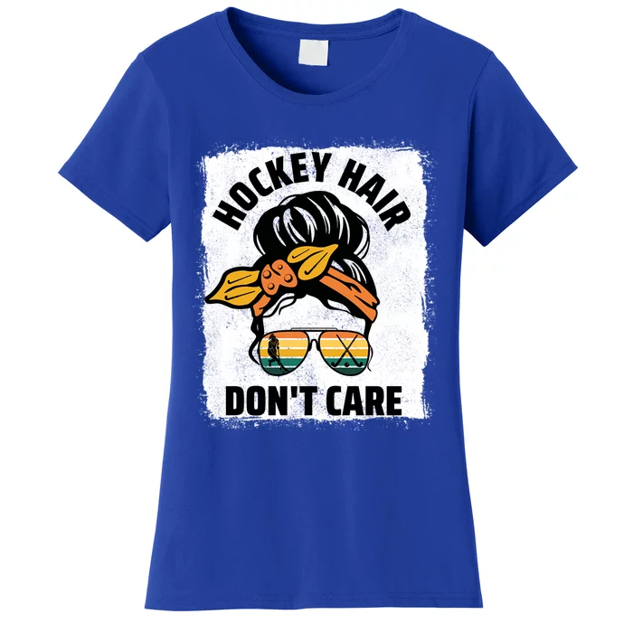 Hockey Hair Dont Care Player Field Hockey Cool Gift Women's T-Shirt