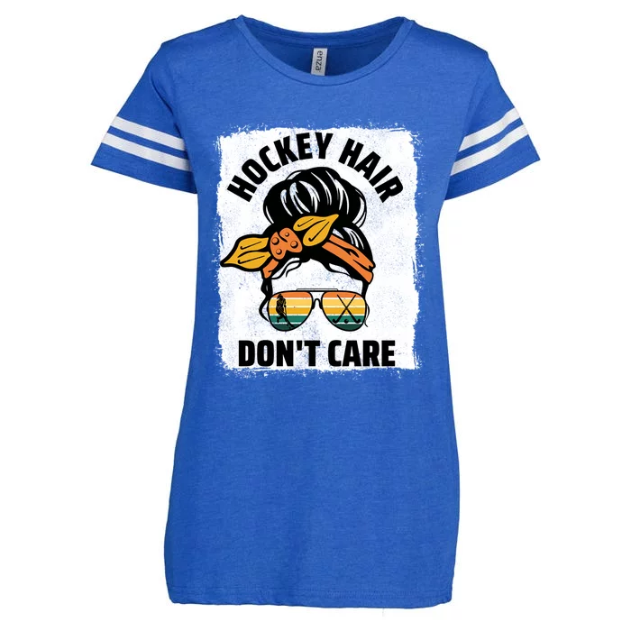 Hockey Hair Dont Care Player Field Hockey Cool Gift Enza Ladies Jersey Football T-Shirt