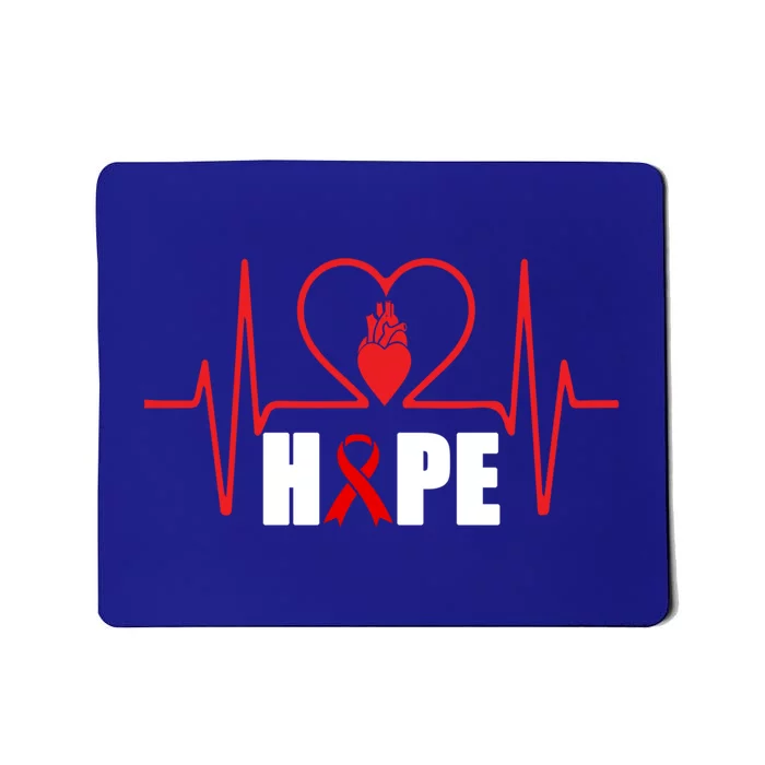 Hope Heart Disease Awareness In February Heart Health Month Gift Mousepad